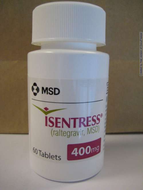 Isentress Film Coated Tablets 400 mg 宜昇瑞 膜衣錠 400 毫克