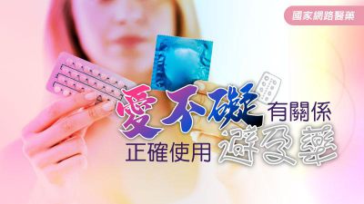 愛不礙有關係 正確使用避孕藥