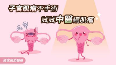 子宮肌瘤不手術 試試中醫縮肌瘤