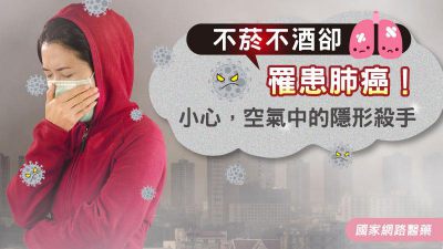 不菸不酒卻罹患肺癌！小心，空氣中的隱形殺手