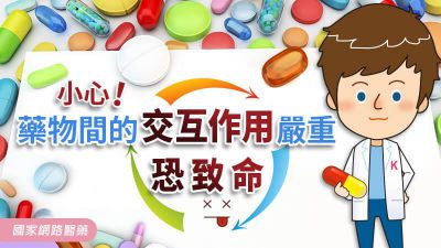 小心！藥物間的交互作用嚴重恐致命