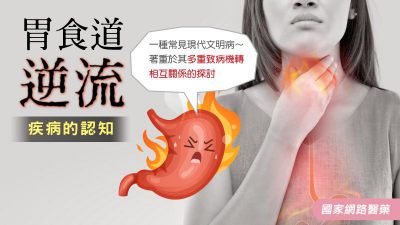 胃食道逆流疾病的認知：一種常見現代文明病〜著重於其多重致病機轉相互關係的探討