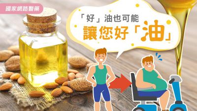 養生迷思報你知！「好」油也可能讓您好「油」 