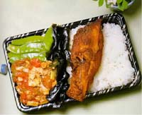 酥炸鯧魚盒餐