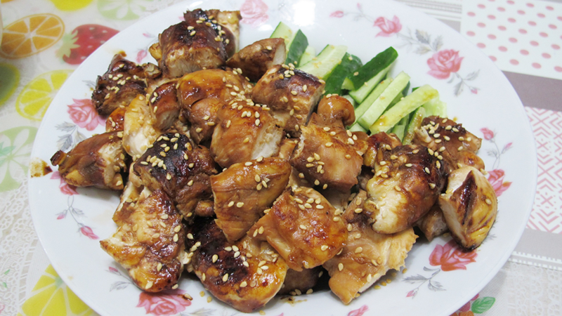 減脂食譜：日式照燒雞腿肉(三人份)
