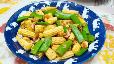 減脂食譜：甜豆炒玉米筍