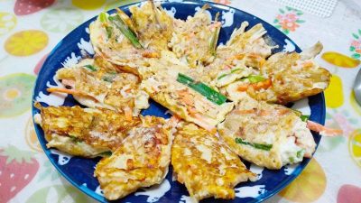 減脂食譜：金針菇紅蘿蔔煎餅