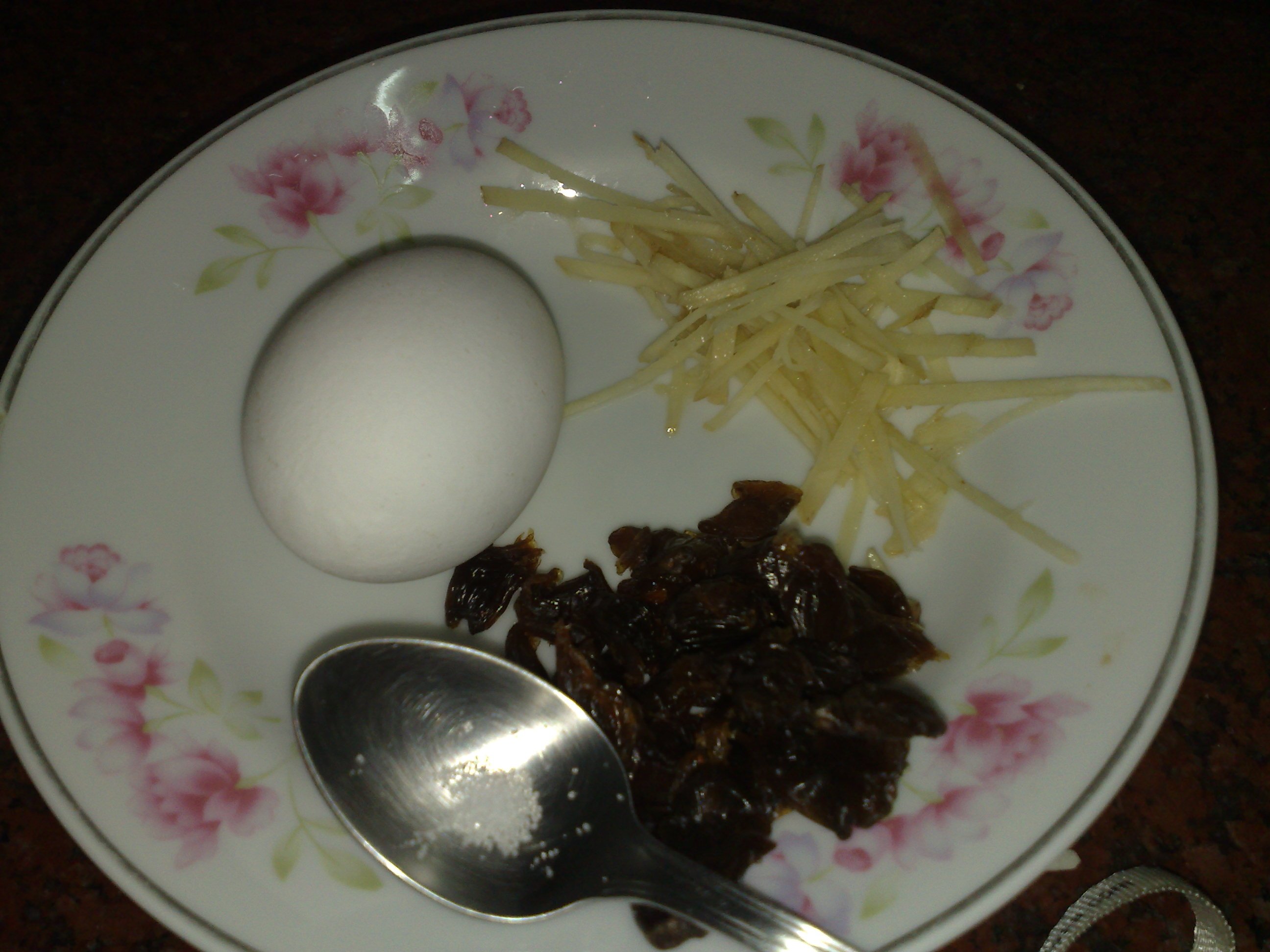 麻油香煎龍眼蛋