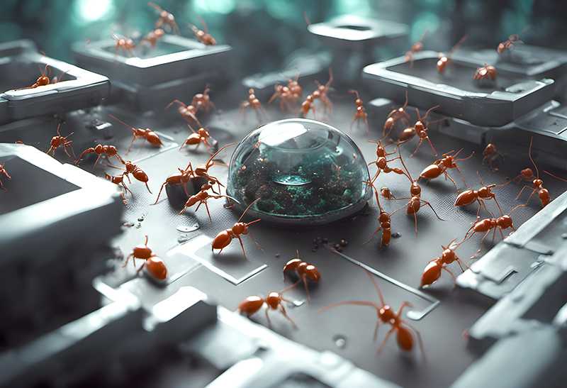 被蟲圍困的辦公室的夢境示意圖