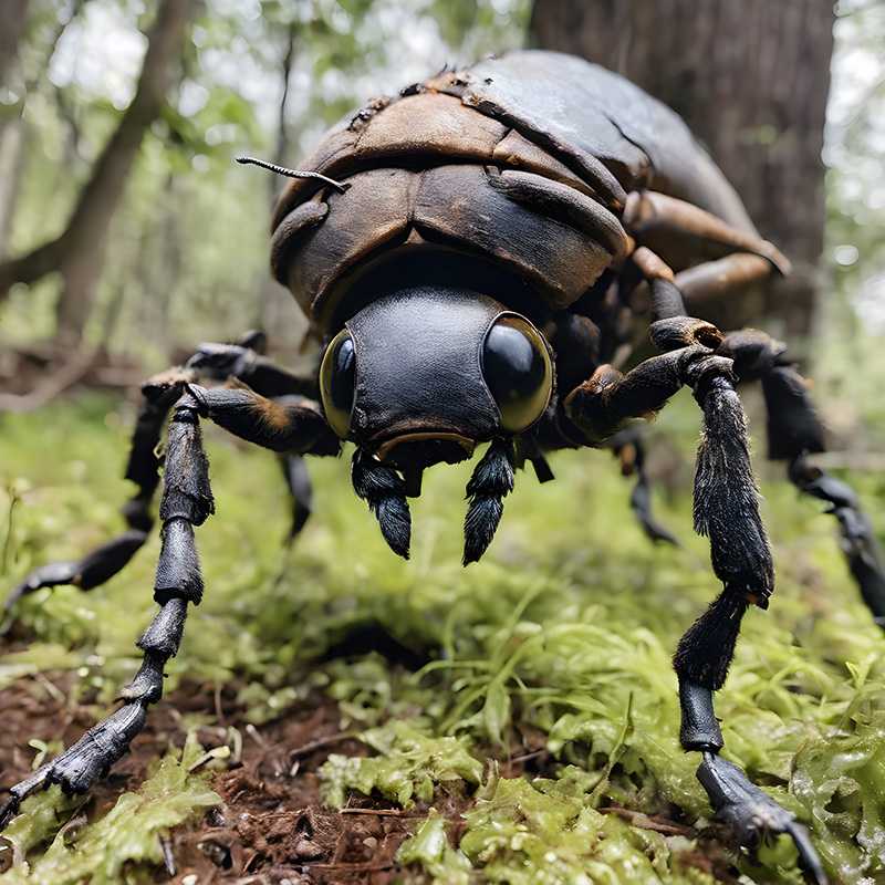 巨大的昆蟲襲擊的夢境示意圖