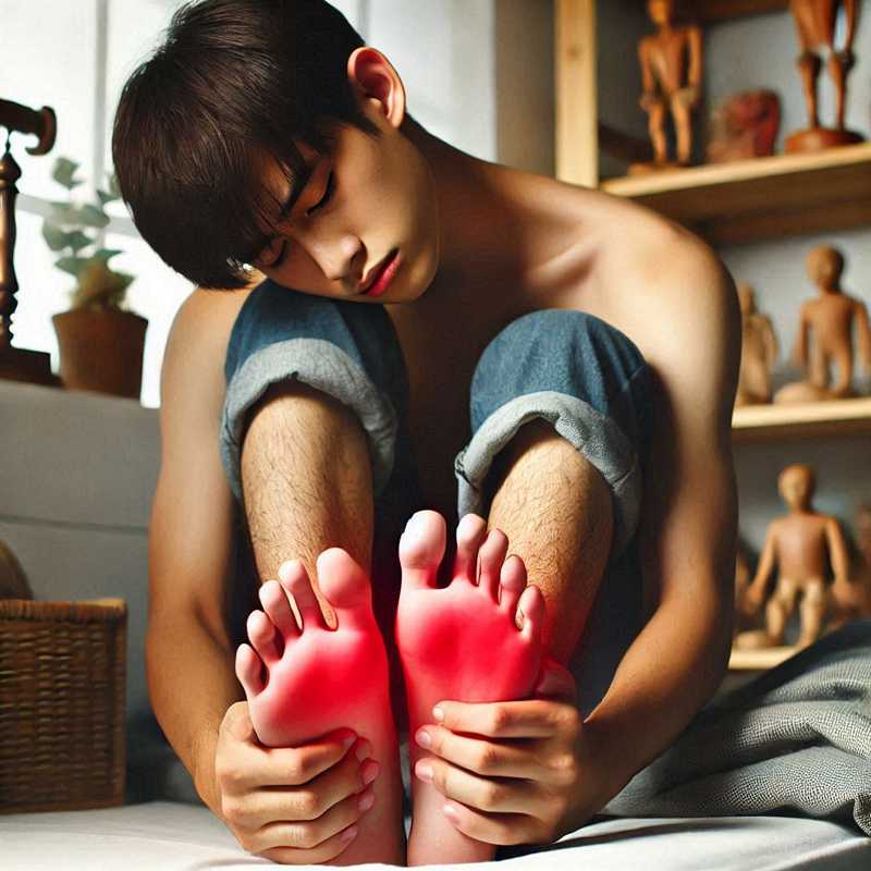 夢到痛風：痛徹心扉的隱喻的夢境示意圖