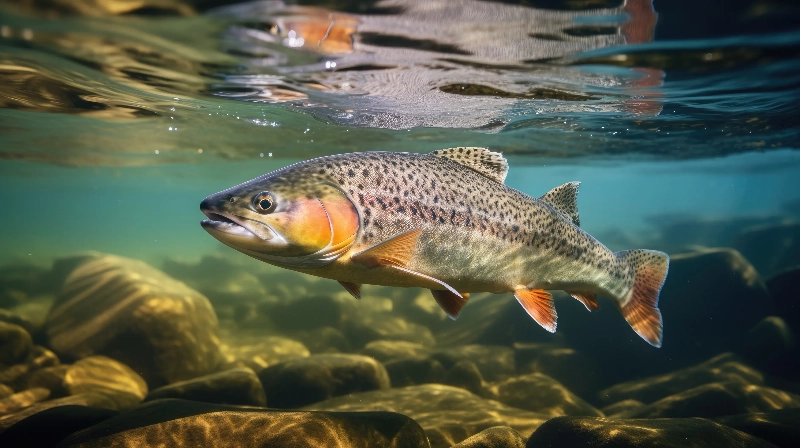 夢中的鱒魚：幸福時光的預兆的夢境示意圖