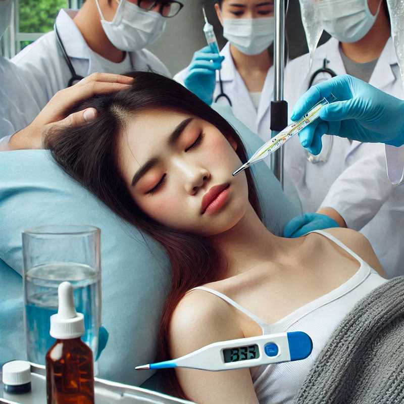 夢到發燒：心靈與身體的對話的夢境示意圖