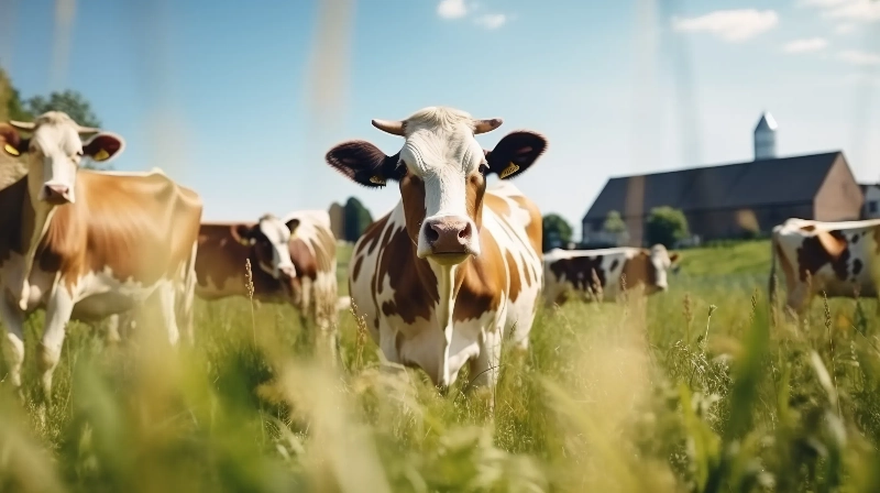 夢見被母牛追趕：留心被扯後腿的夢境示意圖