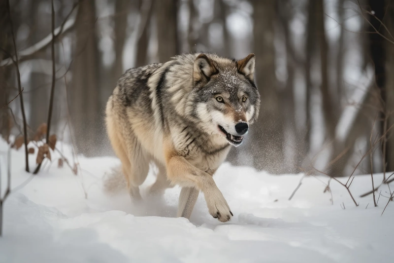 夢中的野狼：感情的變化的夢境示意圖