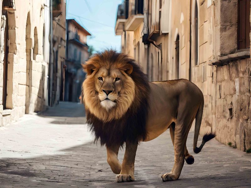 戰勝獅子與克服障礙的勇氣的夢境示意圖