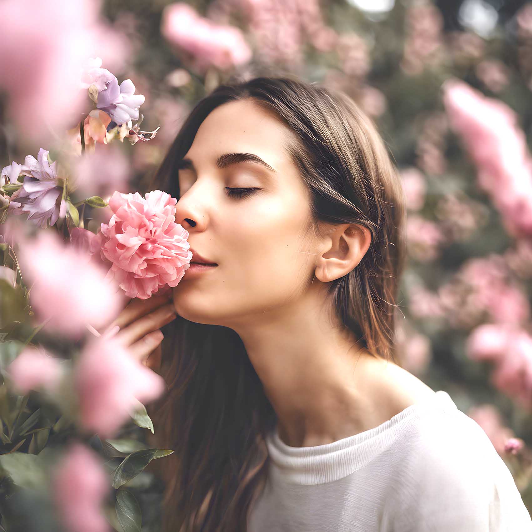 夢見芬芳：幸福的預兆的夢境示意圖