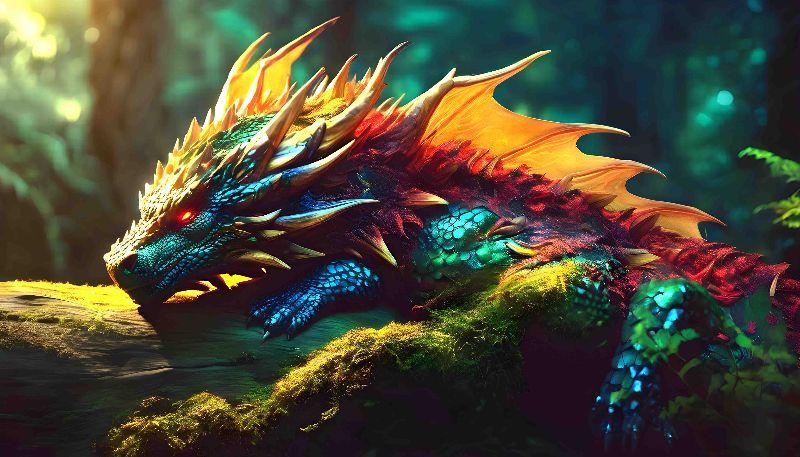 看見龍的奇遇與協助者的象徵的夢境示意圖