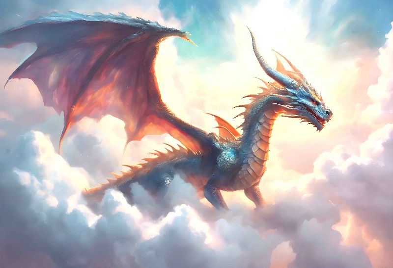 龍的瘋狂與執著目標的警示的夢境示意圖