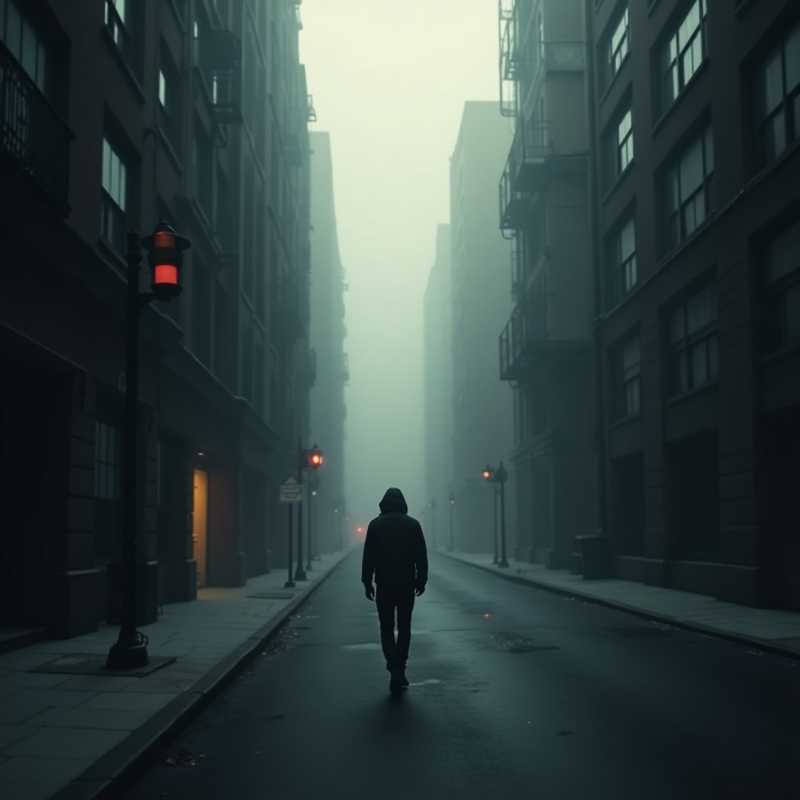 夢中的驚慌：內心混亂與外界壓力的反映的夢境示意圖