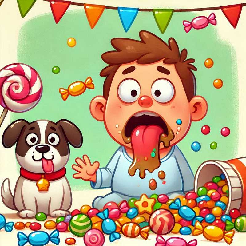 夢境解析：嘔吐穢物，愛情甜蜜的夢境示意圖