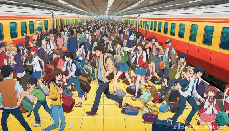 夢中的匆忙：壓力與生活步調的反思的夢境示意圖