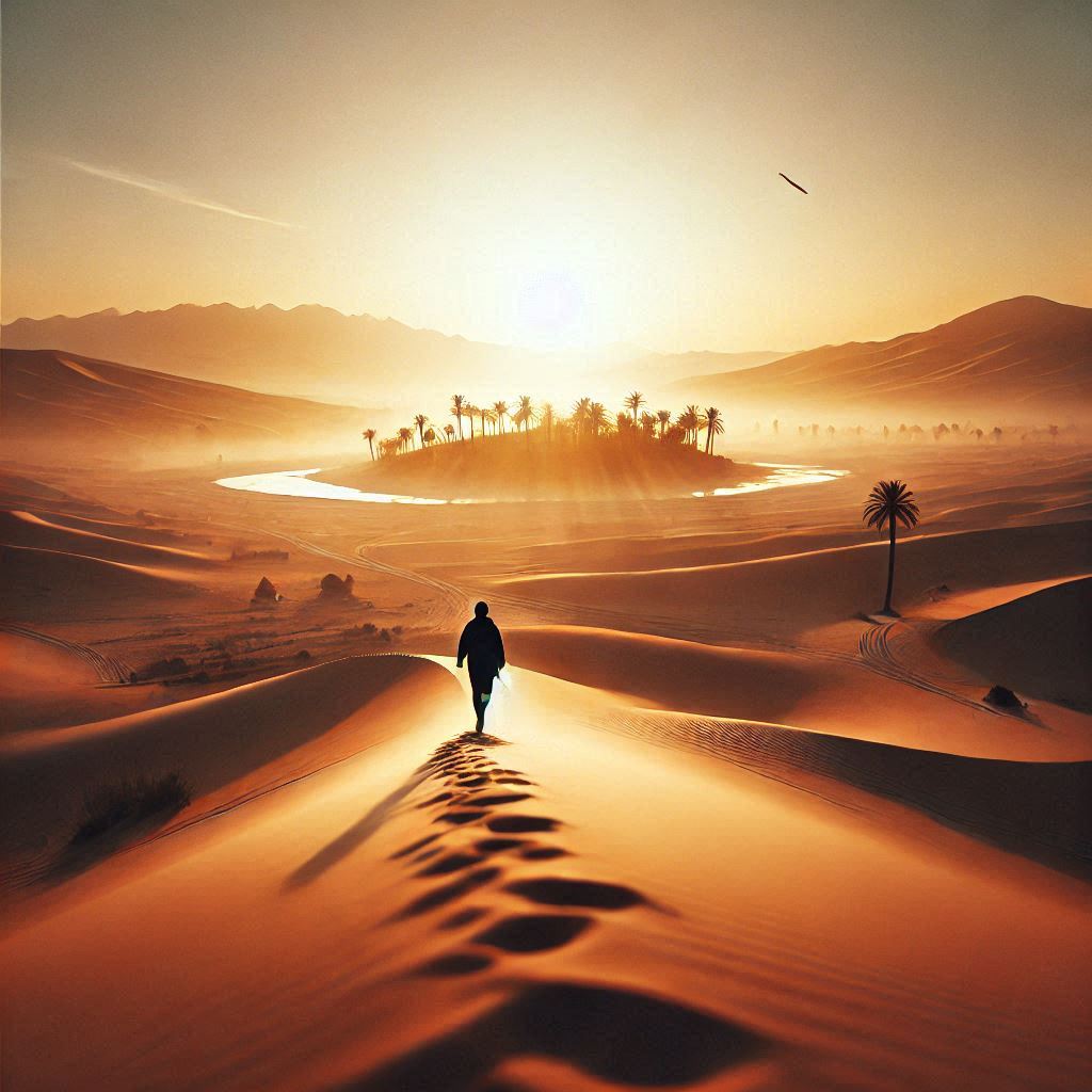 夢中的孤獨：期待的喜悅消失與內心的空虛的夢境示意圖