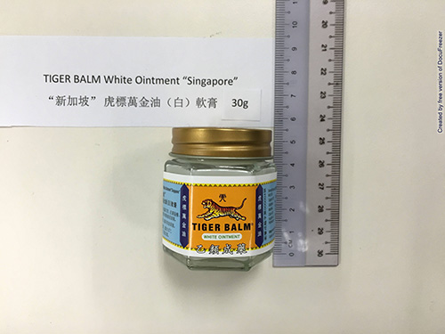 Tiger Balm White Ointment "Singapore" "新加坡"虎標萬金油(白)軟膏