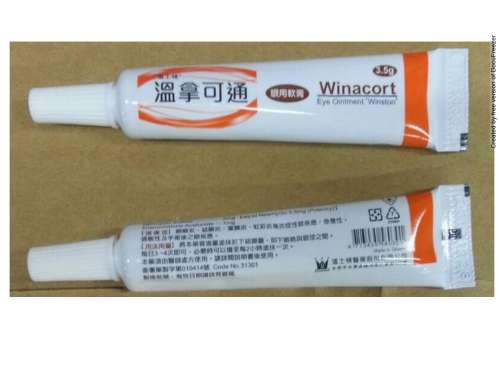 EYE WINACORT OINTMENT "WINSTON" 眼用溫拿可通軟膏