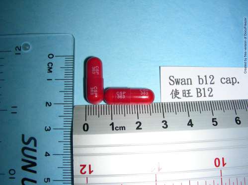 SWAN B12 CAPSULES "C.S.P." 使旺Ｂ１２膠囊