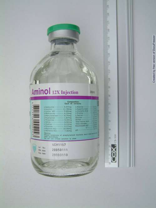 AMINOL 12X INJECTION "信東" 胺美樂舒注射液