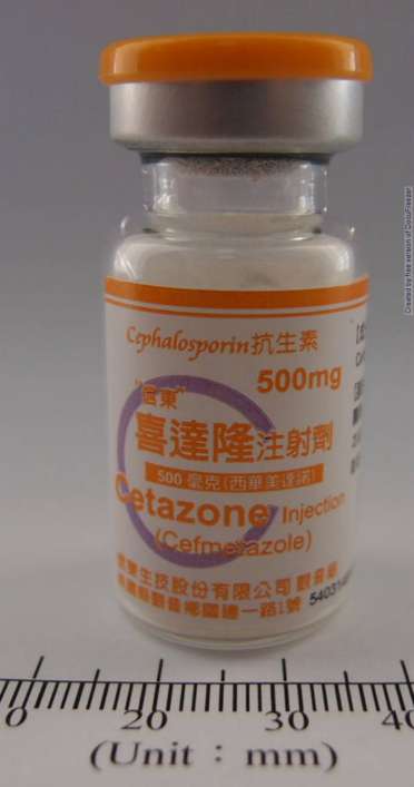 CETAZONE INJECTION (CEFMETAZOLE) "S.T." 喜達隆注射劑（西華美達諾）〝信東〞