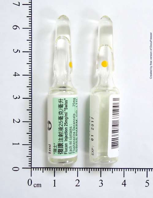 FLUCAN INJECTION 25MG/ML "SWISS"(FLUPAHEAZINE) "瑞士"復康注射液25毫克/毫升(氟芬那辛)