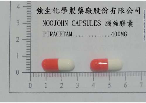 NOOJOHN CAPSULES 400MG. (PIRACETAM) "JOHNSON" "強生"腦強膠囊４００公絲（匹拉西達）