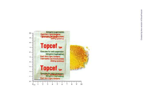 TOPCEF CAPSULES 250MG (CEPHRADINE) "政德" 力復膠囊２５０公絲（西華定）