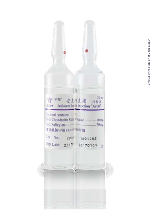 ANKOTON INJECTION "ASTAR" "安星" 安克痛注射液