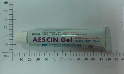 AESCIN GEL 15MG/G "C.H." (ESCIN) “正和”愛新凝膠１５毫克/公克（艾士辛）(1)