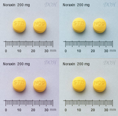 NORAXIN F.C. TABLET 100MG "STANDARD"(NORFLOXACIN) "生達"新克菌膜衣錠１００公絲（諾弗洒欣）