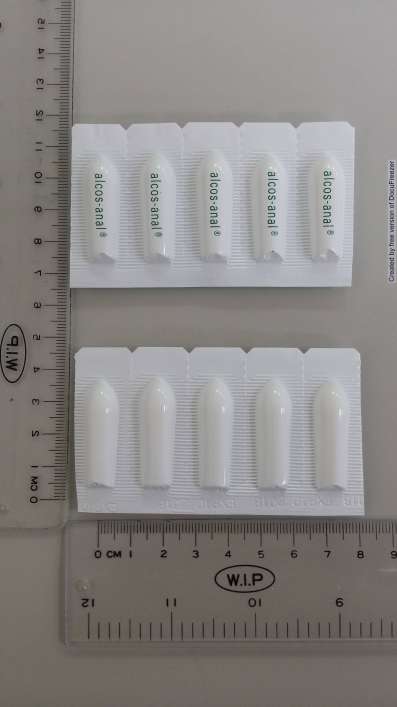 ALCOS-ANAL SUPPOSITORIES 益痔康栓劑