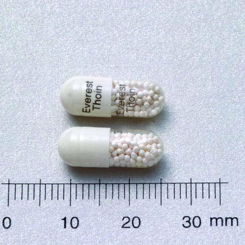 THOIN SUSTAINED-RELEASE MICROSPHERES CAPSULES 125MG "EVEREST" "永勝" 喘克緩釋微粒膠囊125毫克
