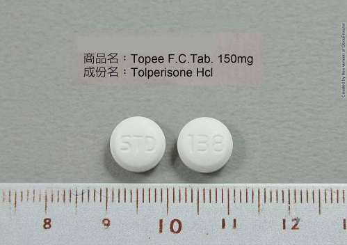 TOPEE F.C. TABLETS 150MG 肌鬆定膜衣錠150公絲