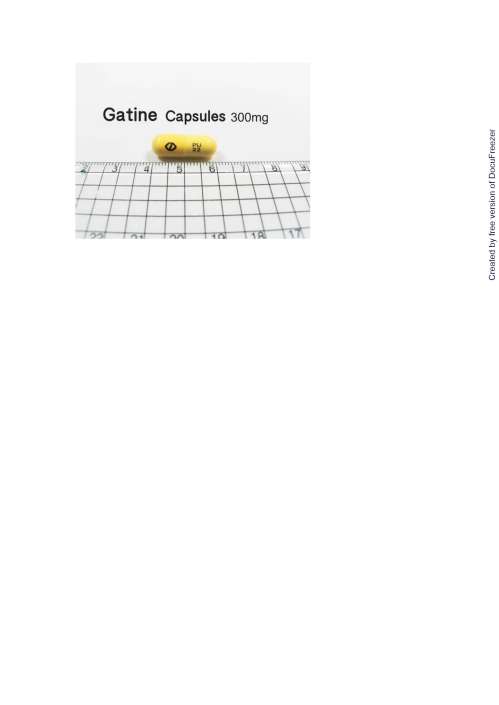 GATINE CAPSULES 300MG 治定膠囊300毫克