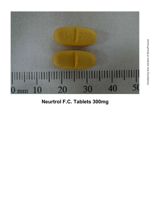Neurtrol F.C. Tablets 300mg 癲合膜衣錠300毫克