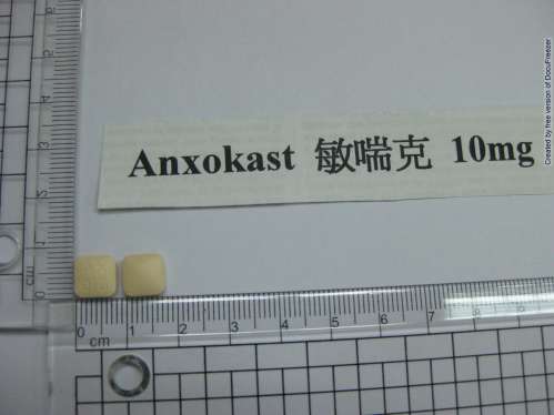 Anxokast F.C. Tablets 10mg 敏喘克膜衣錠10毫克
