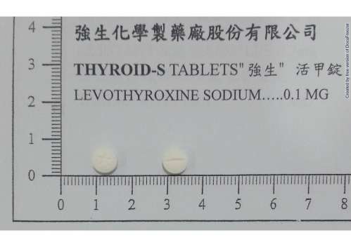 THYROID-S TABLETS 100UG "JOHNSON" "強生" 活甲錠100微克
