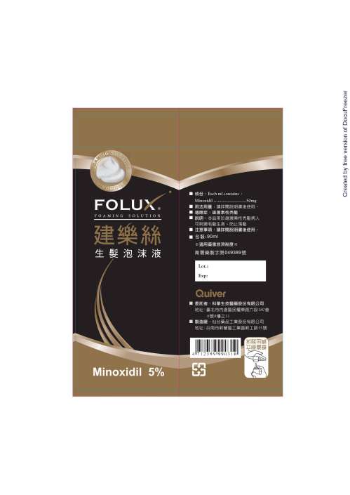 FOLUX Foaming Solution 建樂絲生髮泡沫液
