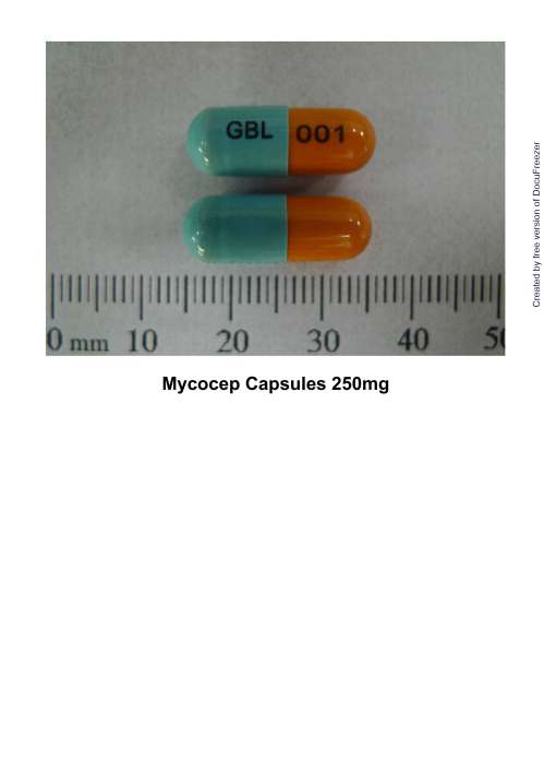 Mycocep Capsules 250mg 喜妥善膠囊 250 毫克