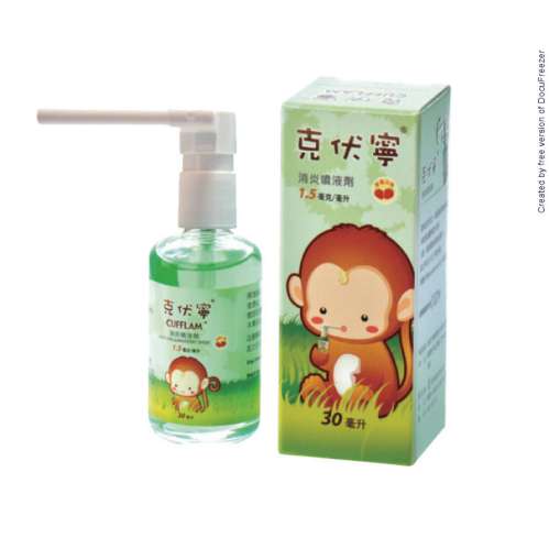 CUFFLAM ANTI-INFLAMMATORY SPRAY 1.5MG/ML 克伏寧消炎噴液劑1.5毫克/毫升