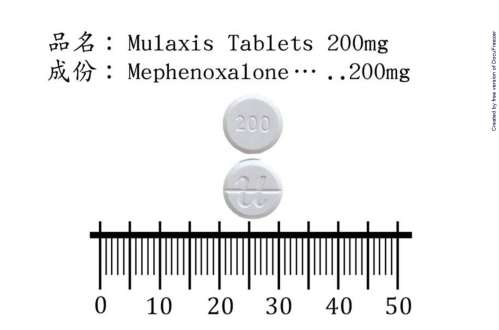 Mulaxis Tablets 200mg 肌紓錠 200 毫克