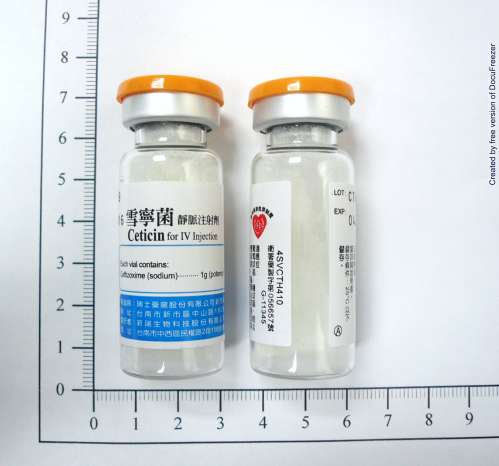 Ceticin for IV Injection 雪寧菌靜脈注射劑